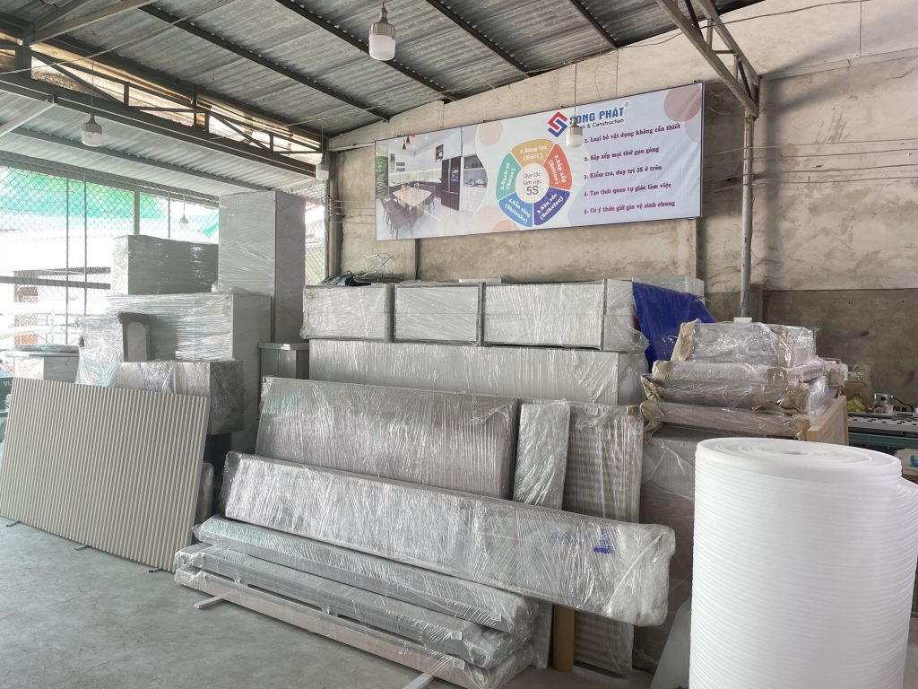Sản phẩm được gói cẩn thận trước khi đến tay khách hàng