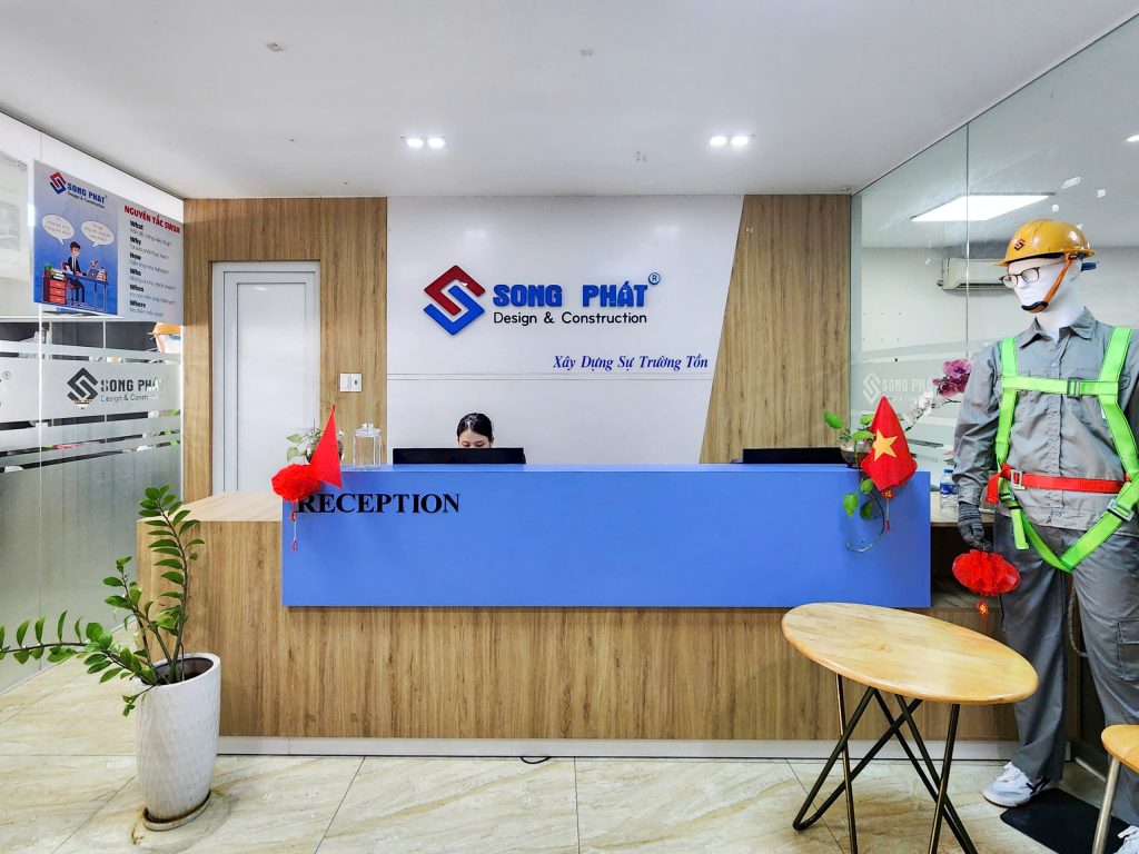 Quầy lễ tân văn phòng Tân Bình