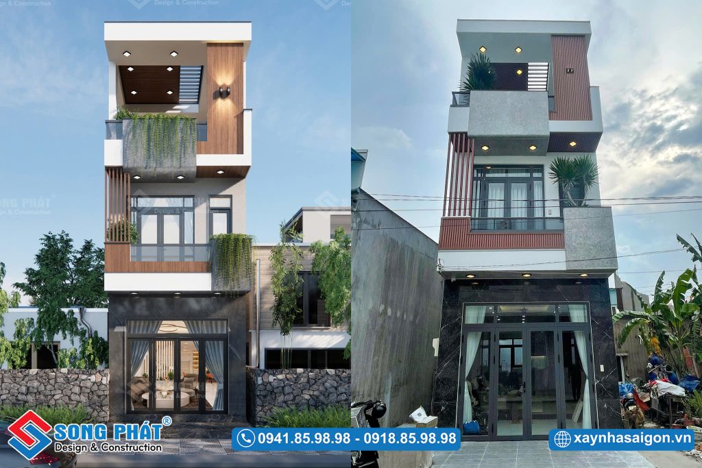 Nhà Trệt 2 lầu 4x18m – CĐT Anh Tài – Hóc Môn