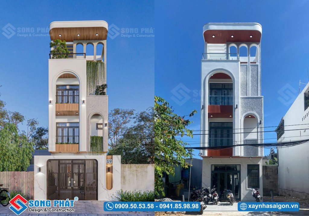 Nhà trệt 3 lầu có thang máy 5x25m, CĐT Anh Tổng – Quận 12