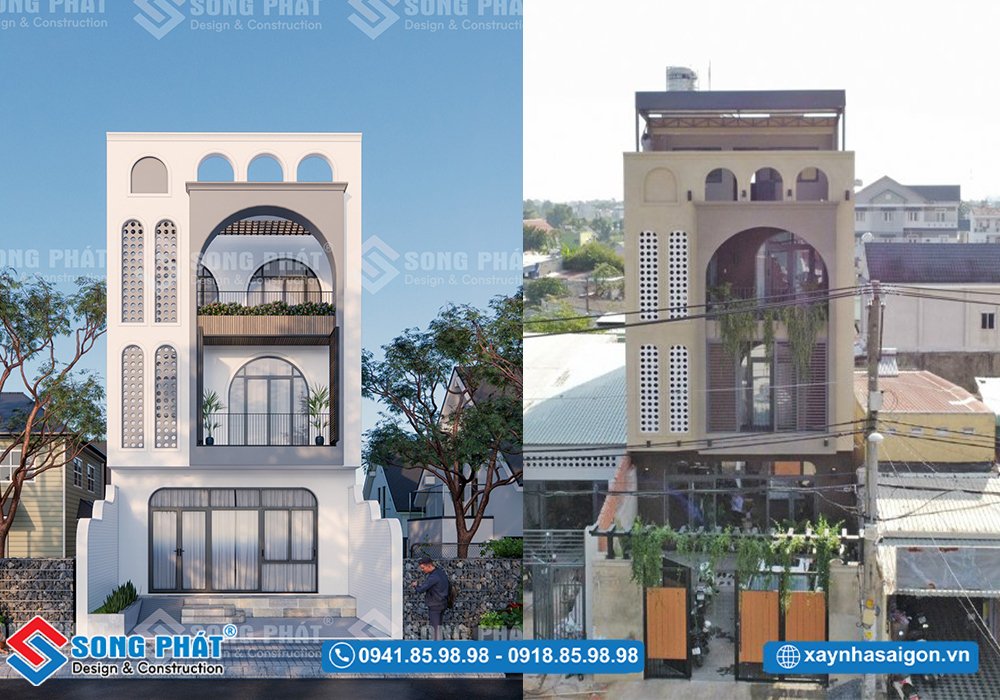 Nhà 7x30m trệt 2 lầu sân thượng chủ đầu tư anh Quí – Huyện Hóc Môn
