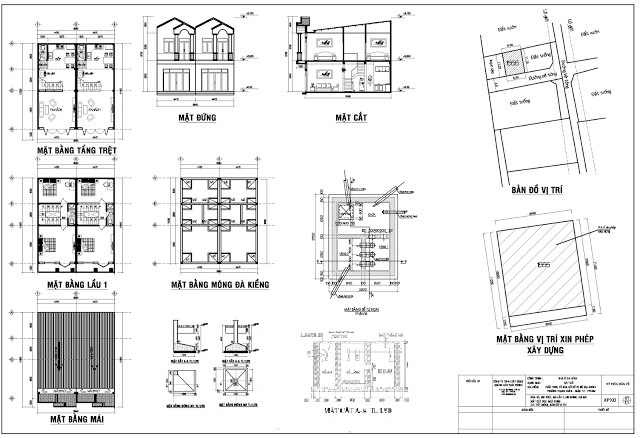 Phân Biệt Bản Vẽ Xin Giấy Phép Xây Dựng Và Bản Vẽ Thiết Kế Nhà - Xây Dựng  Song Phát