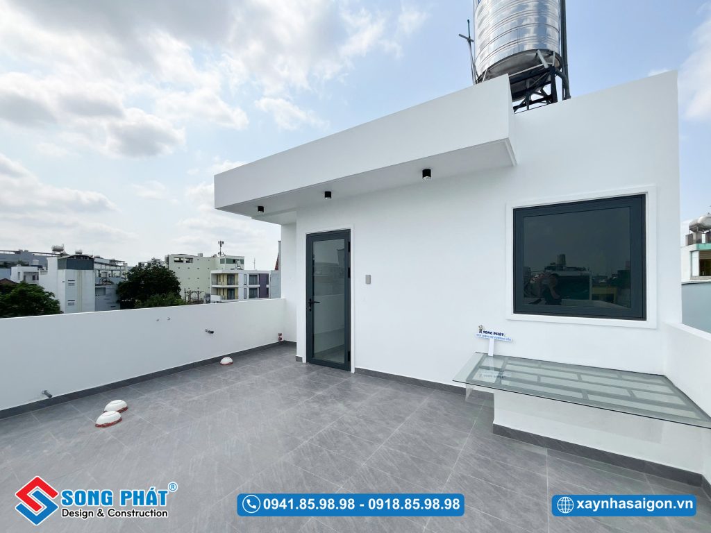 Không gian mở hoàn toàn – đón nắng gió tự nhiên.