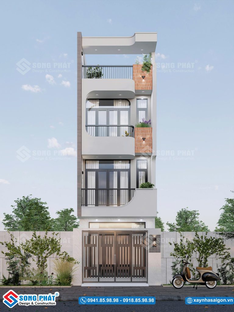 Nhà 1 Trệt 2 lầu sân thượng 4x16m, CĐT Anh Công – Quận 12