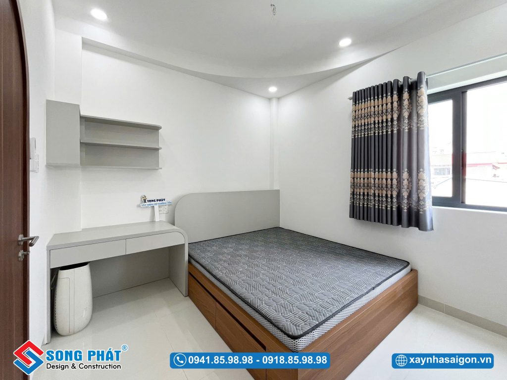 Phòng ngủ đảm bảo yếu tố yên tĩnh, phục vụ tốt nhu cầu nghỉ ngơi cho gia chủ