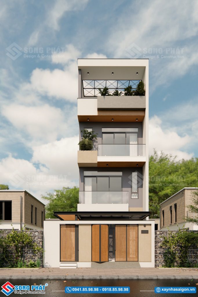 Nhà 1 trệt 2 lầu sân thượng 65m2, CĐT Anh Tuấn – Quận 12