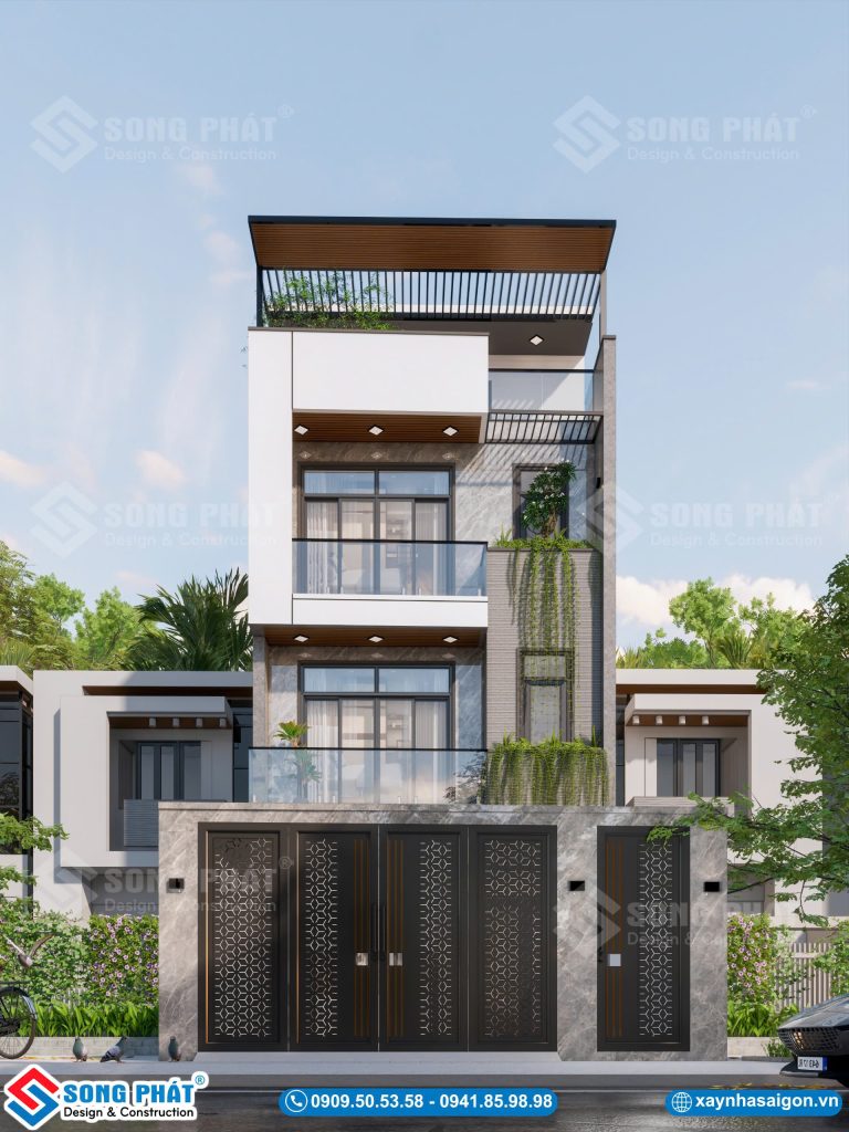 Nhà 1 trệt 2 lầu sân thượng 6x19m, CĐT Anh Nghĩa – Thủ Đức