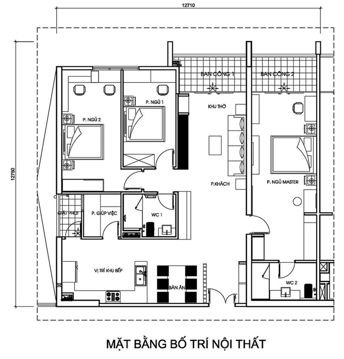 hoàn thiện nội thất chung cư