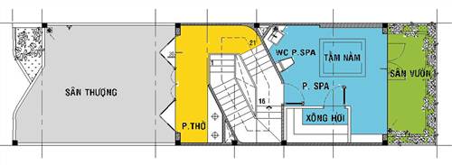 mb tầng thượng nhà phố hiện đại