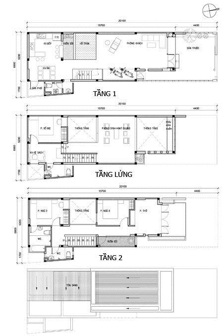 nhà ống 2 tầng 88m2 thiết kế giản dị