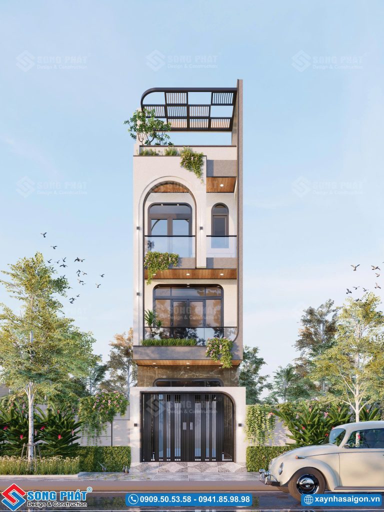 Nhà 1 trệt 2 lầu sân thượng 4x19m, CĐT Chị Yến – Bình Tân