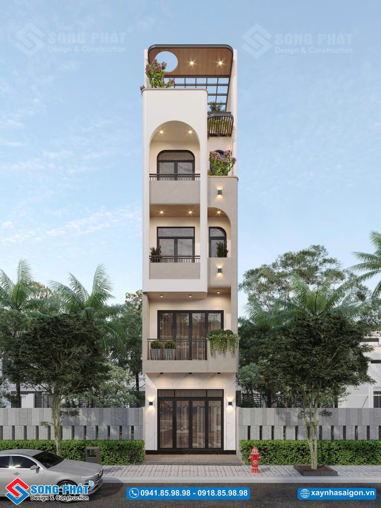 Nhà 1 trệt 1 lửng 2 lầu sân thượng 4x14m, CĐT Anh Minh – Quận 12