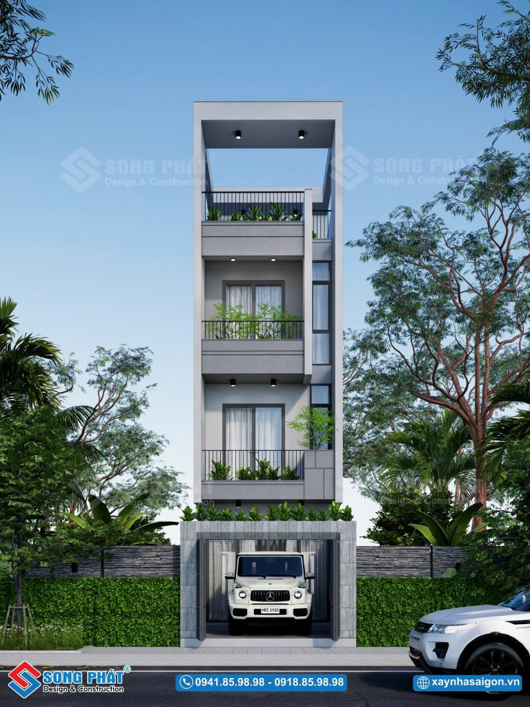 Nhà 4x17m trệt 2 lầu sân thượng, CĐT Chị Hà – Quận 6