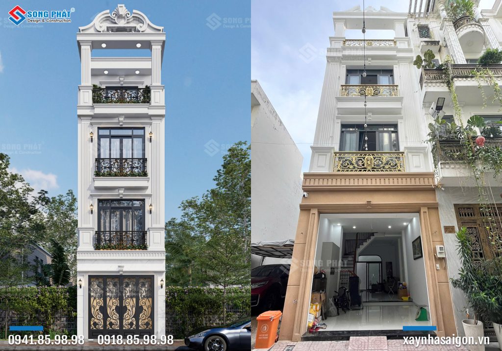 Nhà 1 trệt 2 lầu tum sân thượng 4x13m, CĐT Anh Diệp – Bình Tân