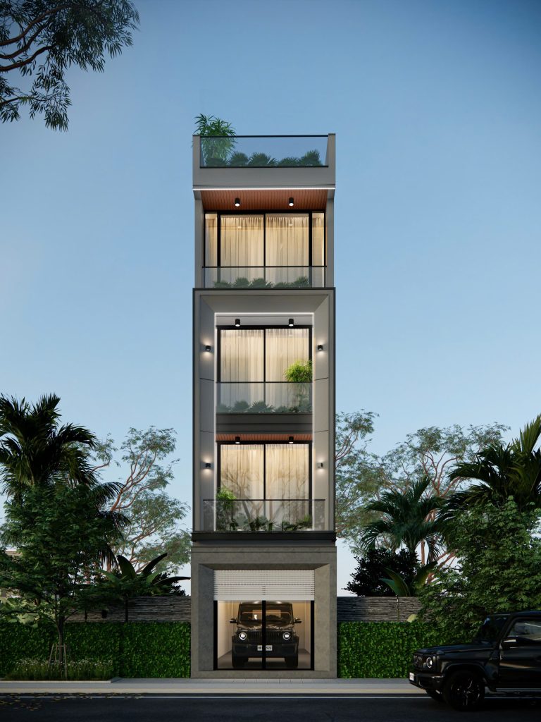 Nhà trệt 3 lầu sân thượng 4×17.55m chủ đầu tư Chị Linh – Bình Tân