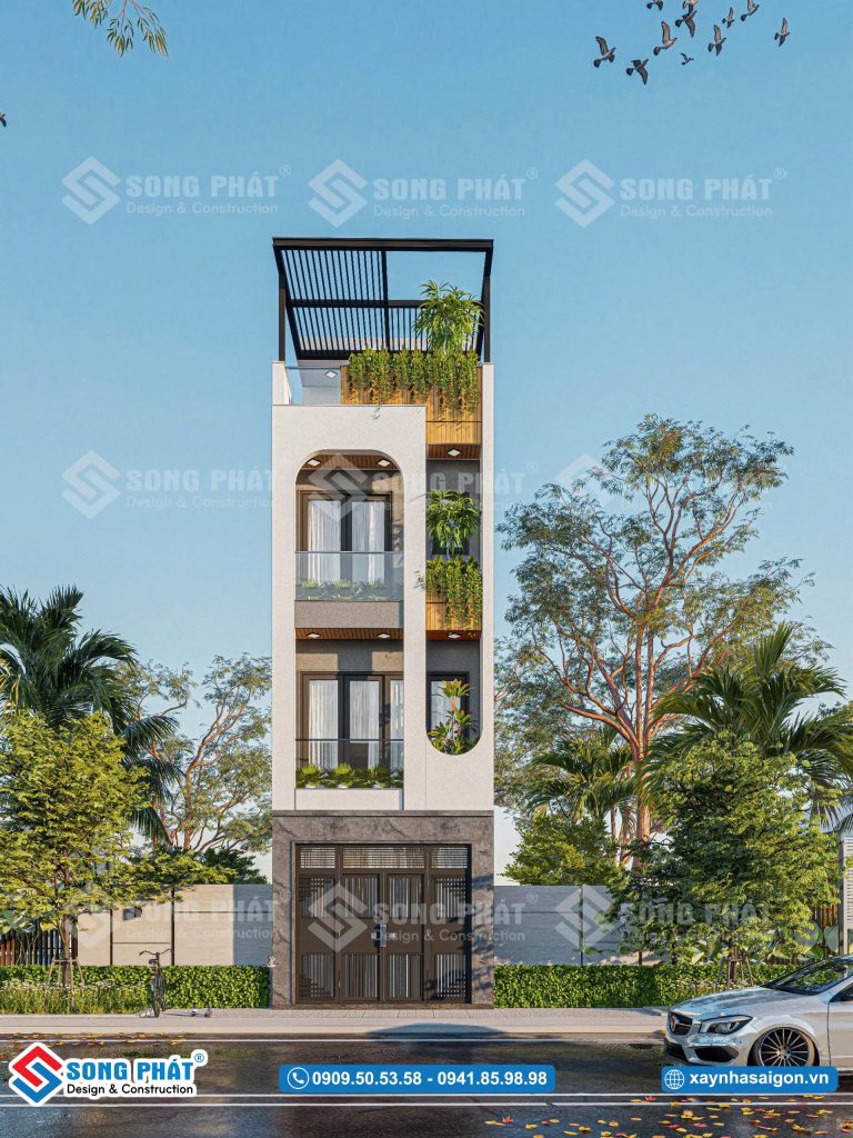Nhà trệt 2 lầu sân thượng 4x13m, CĐT Chị Hằng – Bình Tân