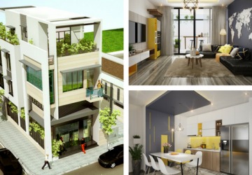 nhà phố 3 tầng kết hợp kinh doanh