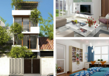 thiết kế nhà ống hướng tây bắc