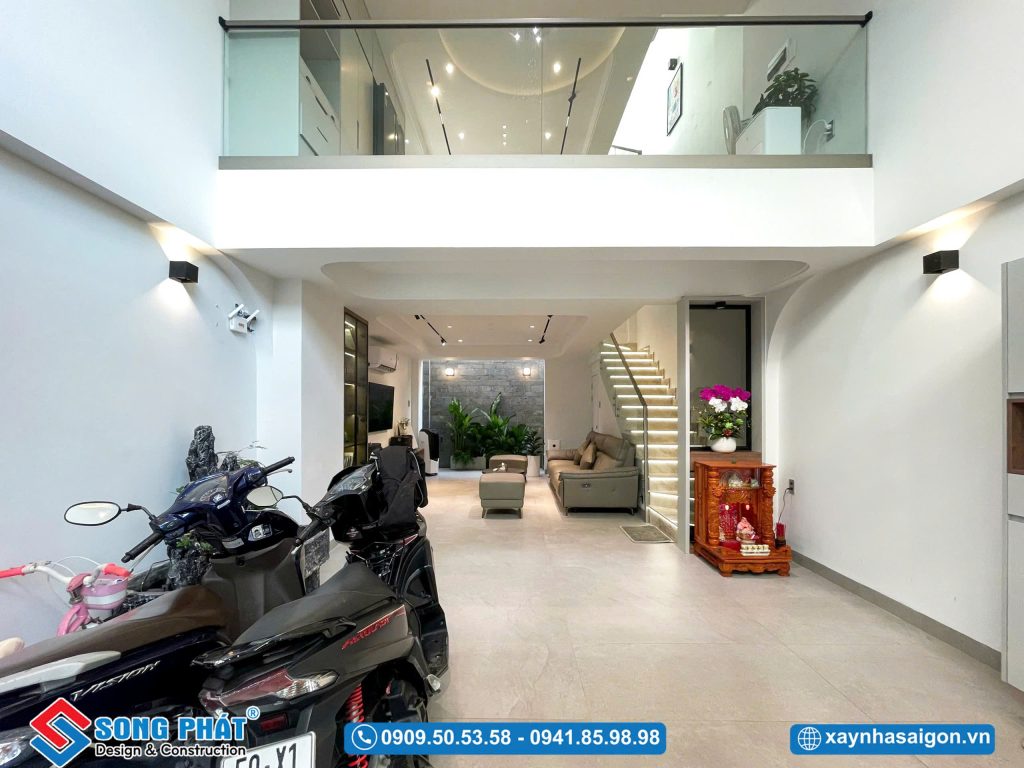 Không gian để xe rộng rãi, thoải mái