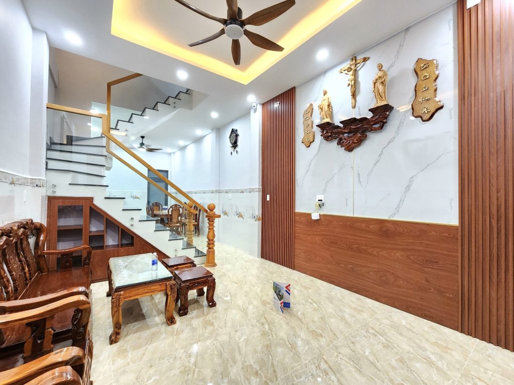 Nội thất bên trong nhà mang phong cách tân cổ điển 