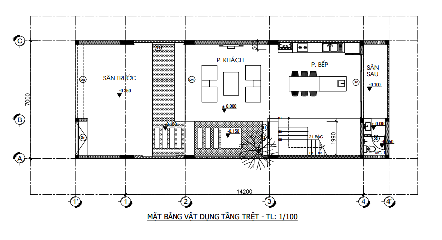 nhà phố 4 tầng 7x14 tại quận 7