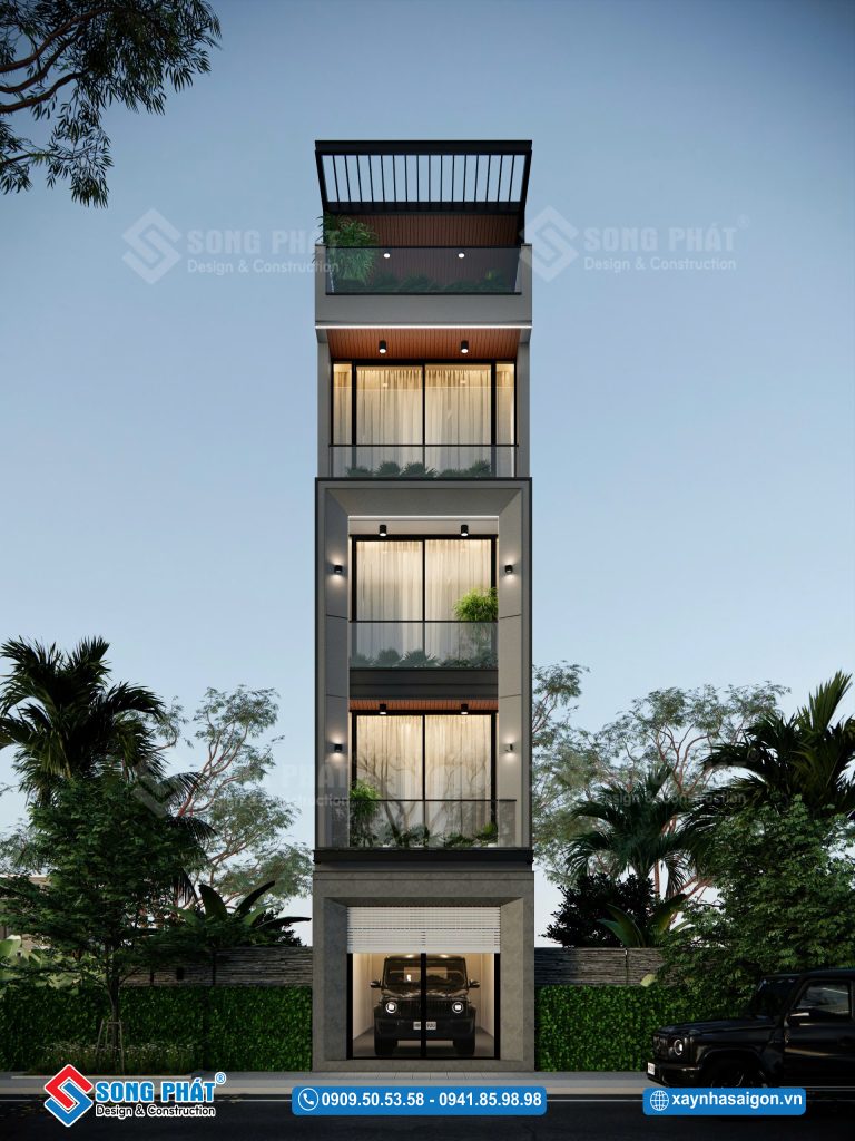 35+ mẫu nhà phố có garage để xe đẹp nhiều người ưa chuộng