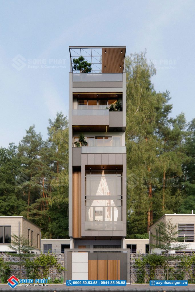 Mặt tiền ngôi nhà phố 5x20m5 có garage để xe , CĐT anh Văn - Gò Vấp