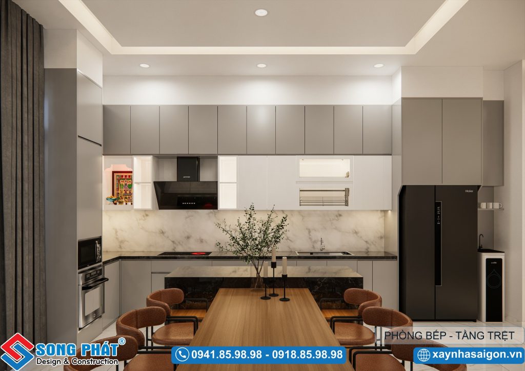 Các thiết bị hiện đại mang đến cái nhìn sang trọng cho tổng thể