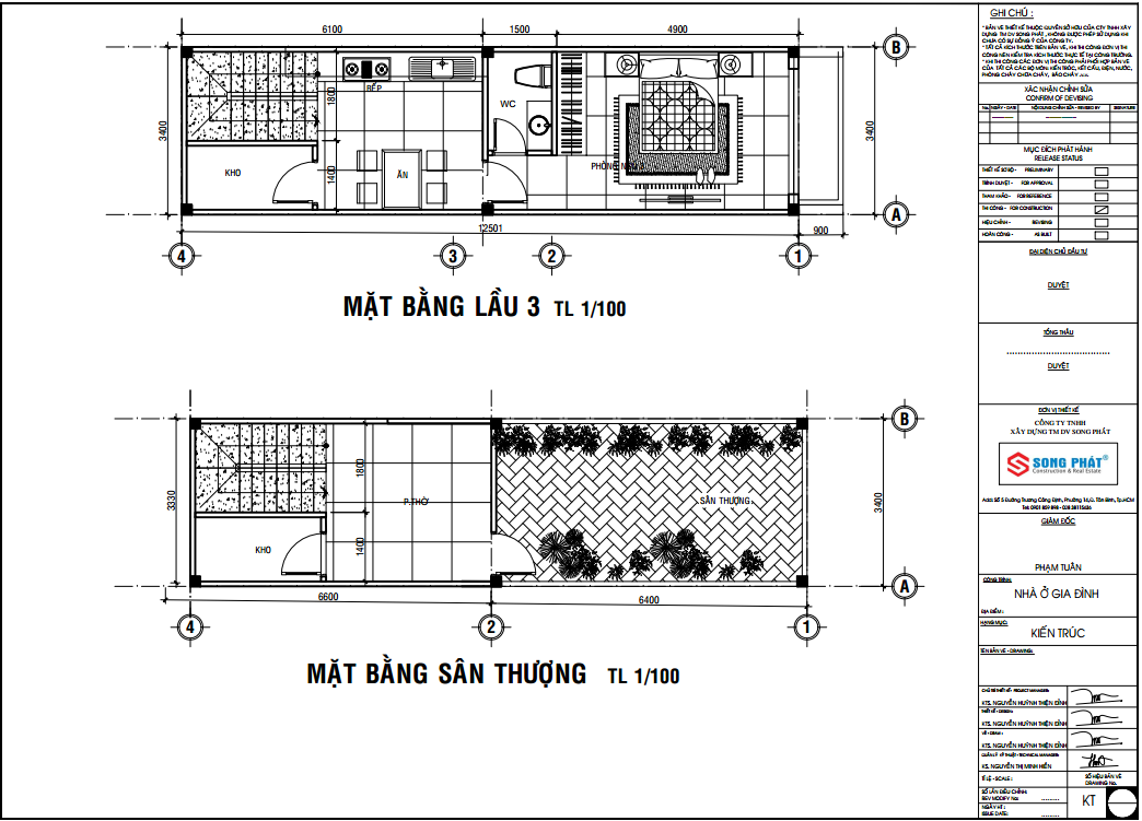 xây dựng nhà ống 4 tầng kinh doanh