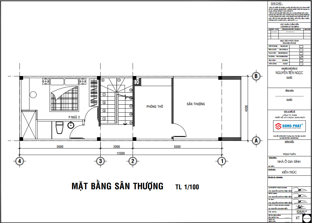 nhà phố 1 trệt 1 lầu sân thượng phong cách cổ điển