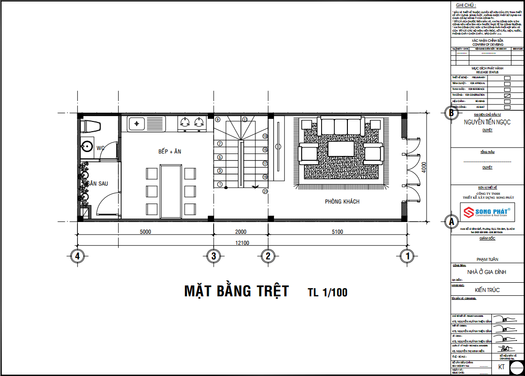 nhà phố 1 trệt 1 lầu sân thượng phong cách cổ điển