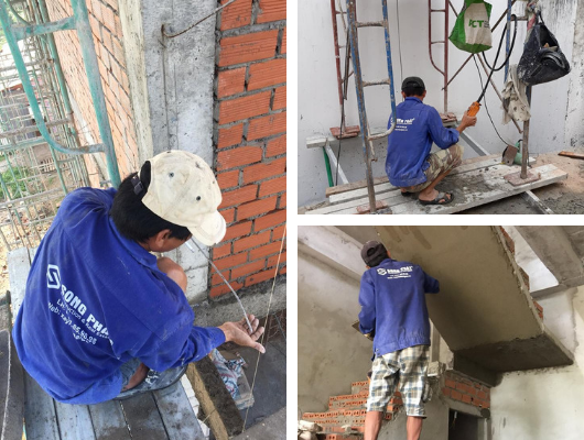 xây dựng nhà phố 1 trệt 1 lầu 860 triệu