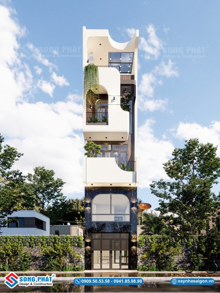 Phong cách hiện đại - huyền bí cho ngôi nhà 4x19m của gia đình anh Bảo - Tân Phú 