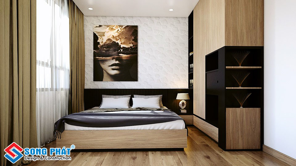 Phòng ngủ mang phong cách hiện đại
