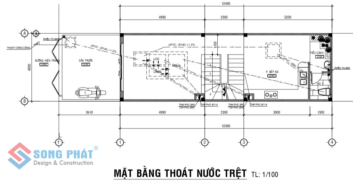 mat-bang-thoat-nuoc-thiet-ke-nha-4x12m-1tret-2lau-mai-thai