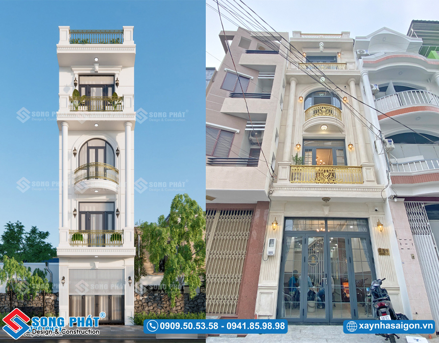 Nhà phố 4 tầng 4x14m, CĐT anh Lịch - Quận 11