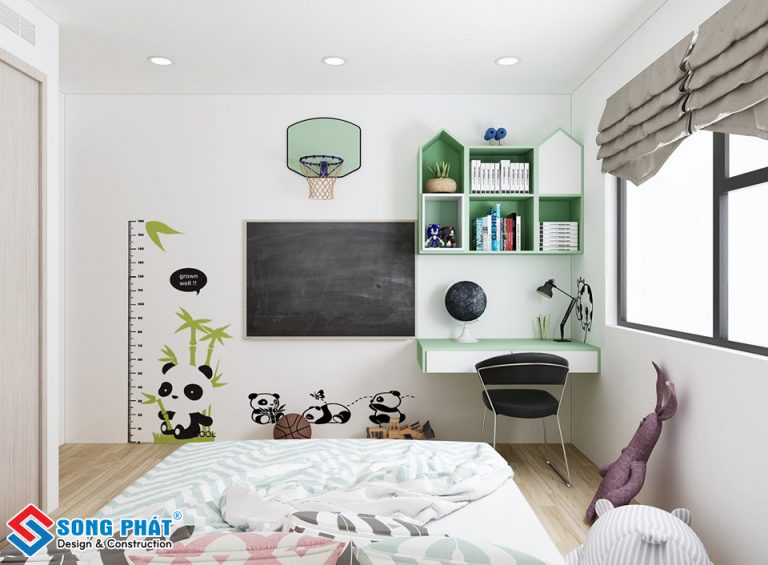 24 mẫu thiết kế nội thất phòng ngủ đẹp cho bé trai