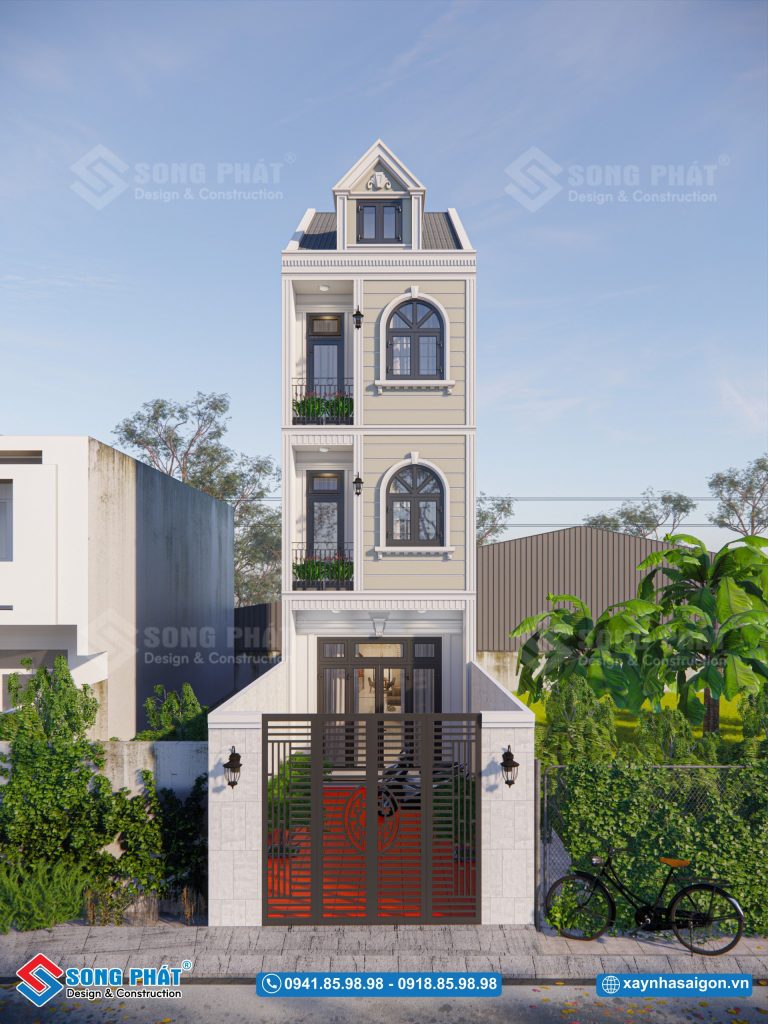 Phương án mặt tiền gia đình đã chốt thi công