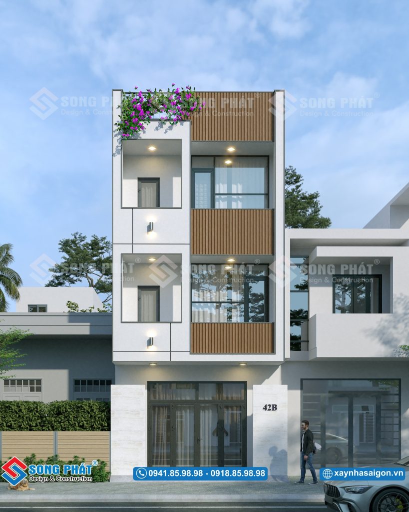 Phương án mặt tiền gia đình đã chốt thi công