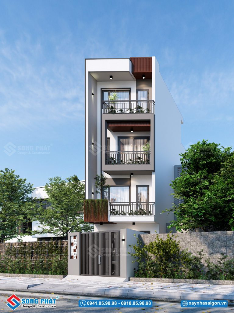 Phương án mặt tiền gia đình đã chốt thi công