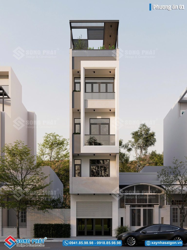 Phương án mặt tiền gia đình anh Tuấn đã chốt