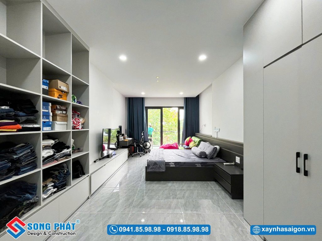 Phòng ngủ Master với diện tích lớn, thoáng đạt