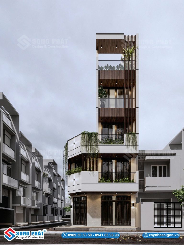 Phương án mặt tiền 1.