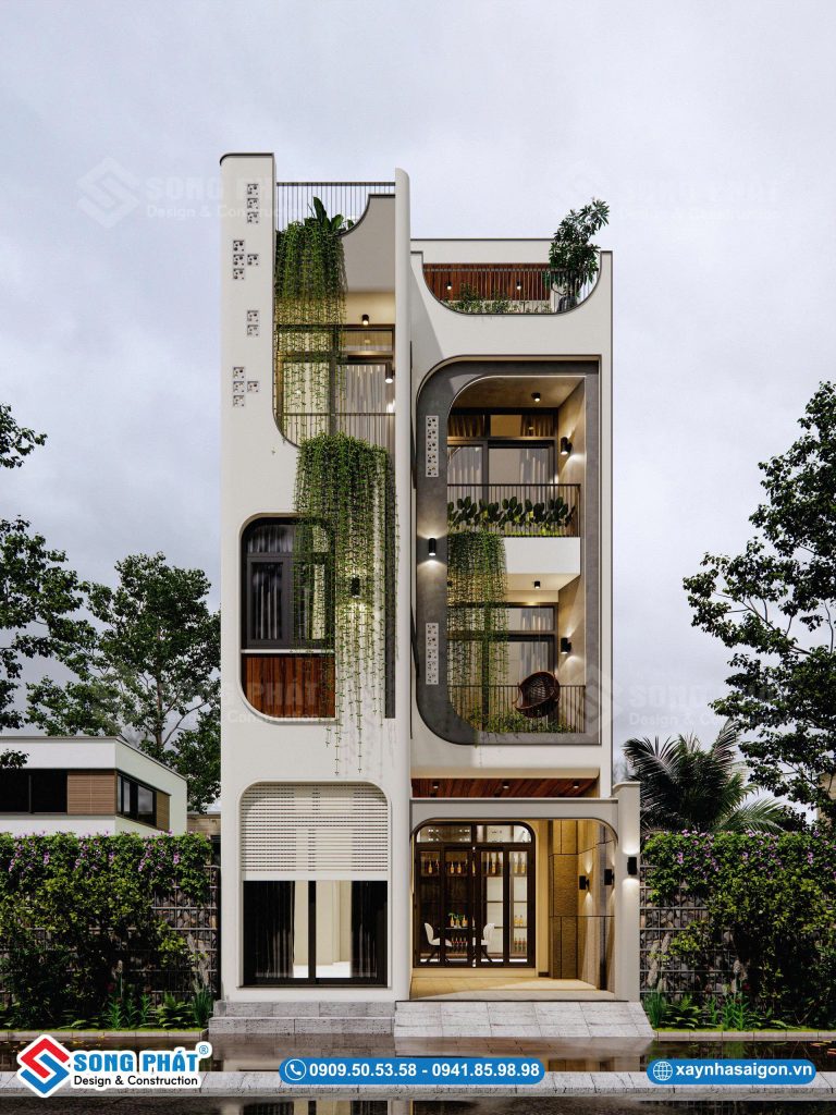 Phương án mặt tiền gia đình anh Nguyên đã chốt