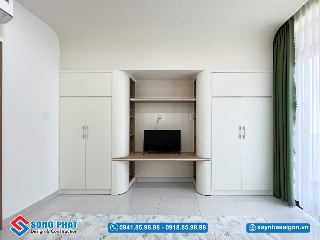 Nội thất cùng tone tạo sự đồng nhất cho tổng thể