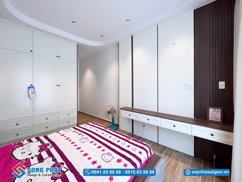 Hệ tủ được thiết kế phù hợp nhu cầu sử dụng.