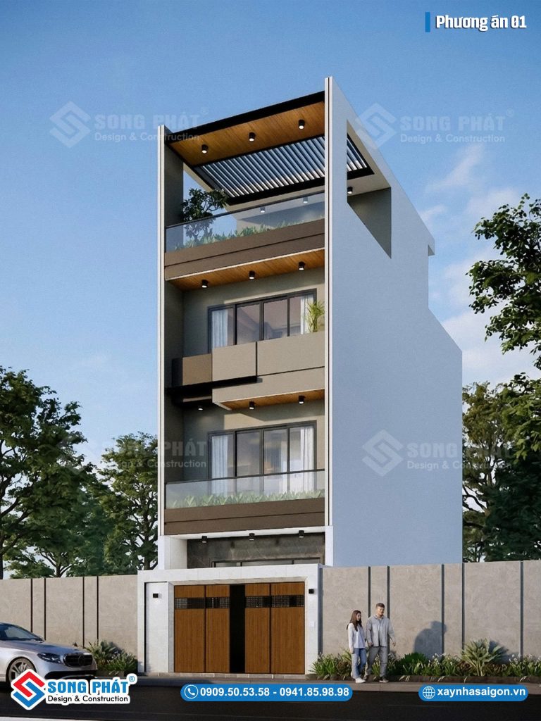 Phương án mặt tiền 1