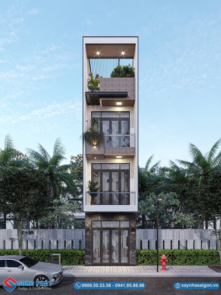 Phương án mặt tiền gia đình anh Huy đã chốt