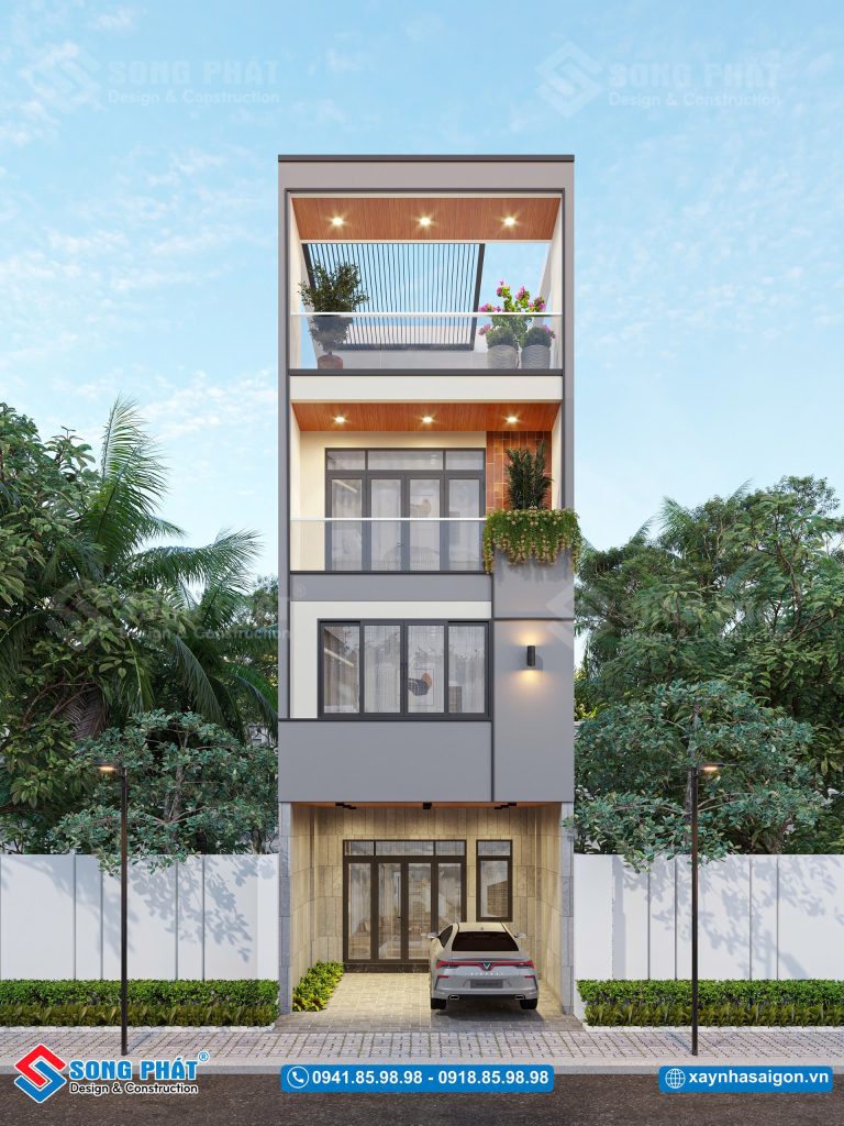 Phương án mặt tiền gia đình anh Đồng đã chốt