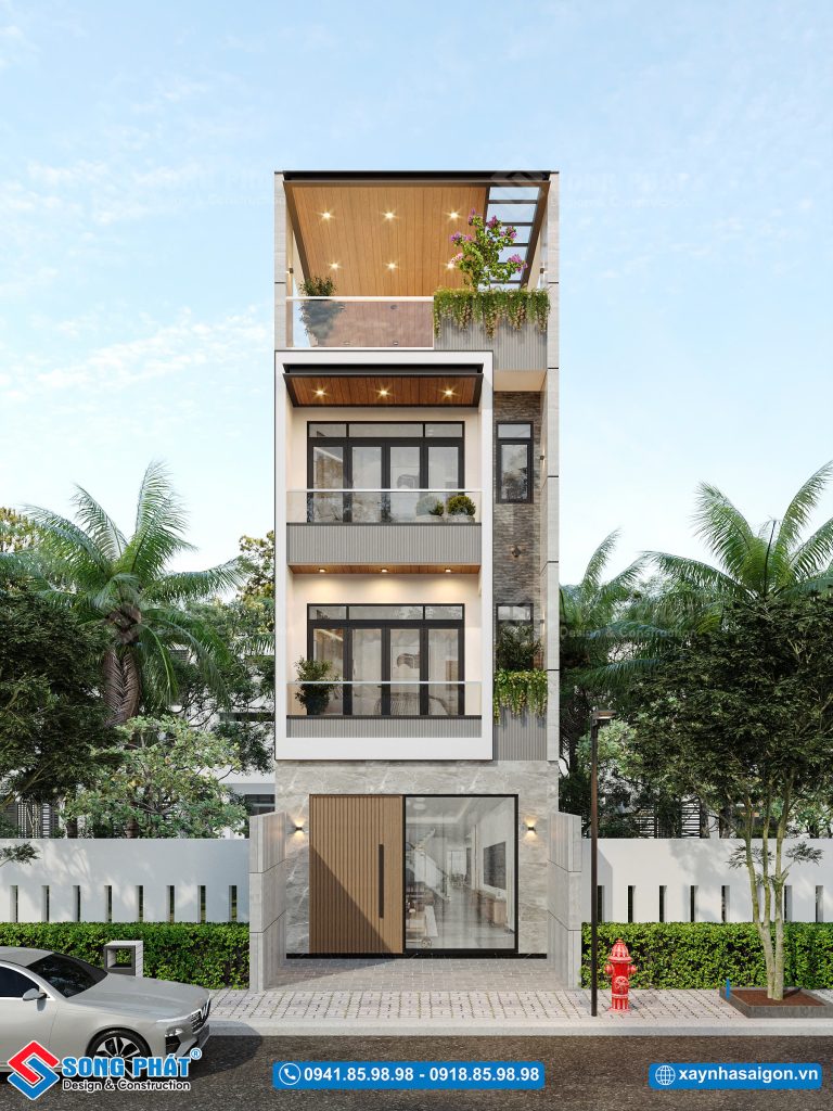 Phương án mặt tiền gia đình anh Chương đã chốt